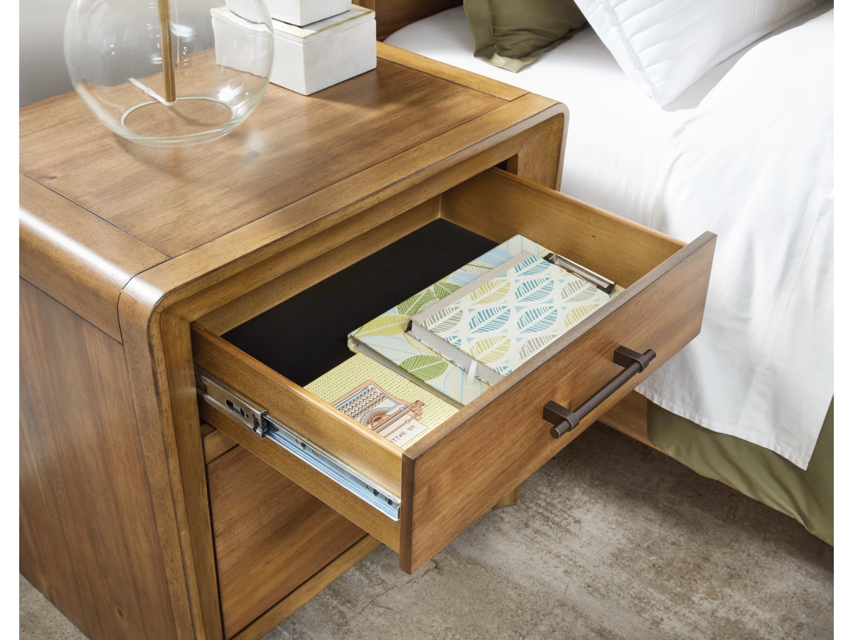 Takston 27" 2 Drawer Charging Nightstand