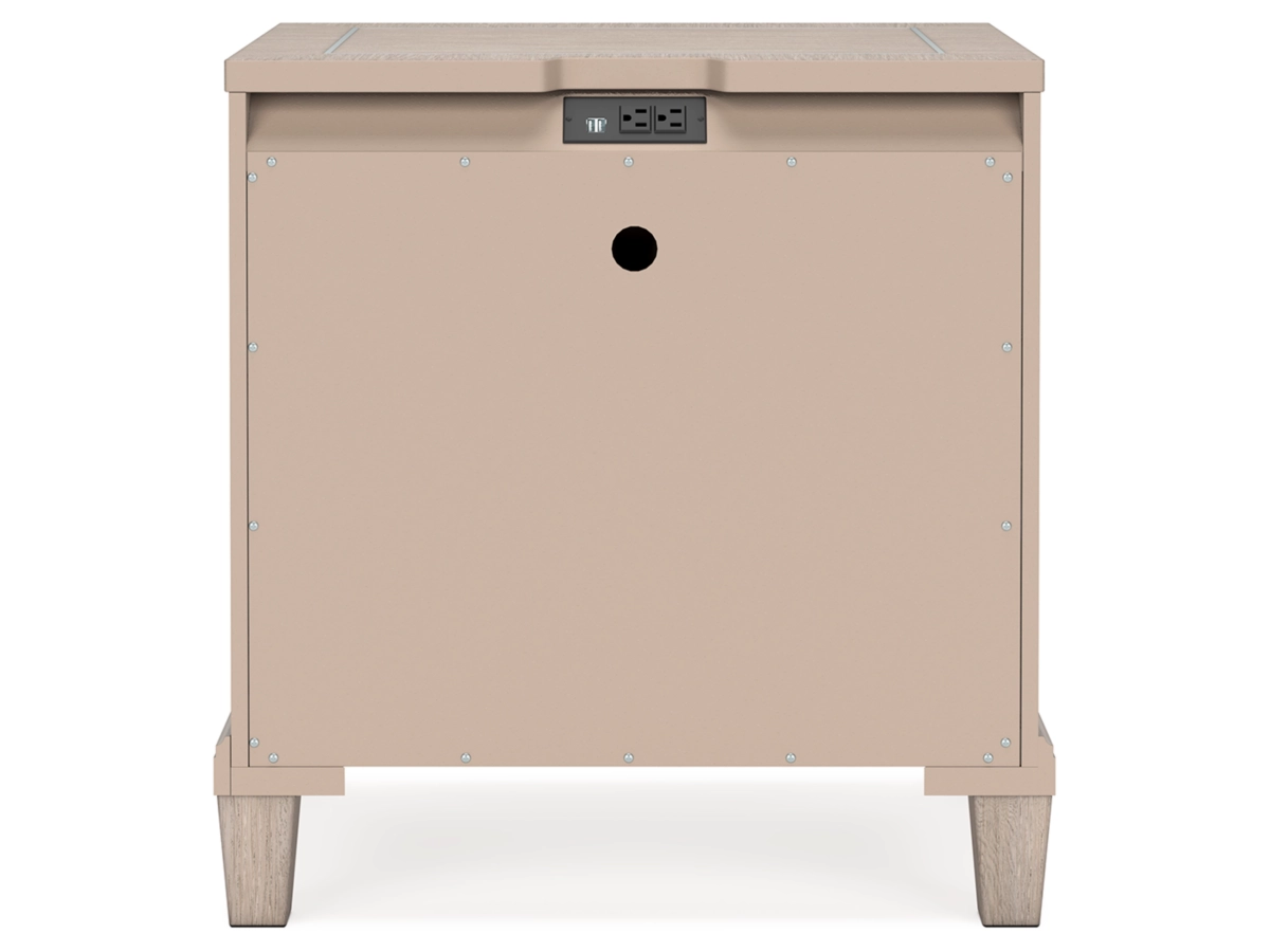 Jorlaina 29" 3 Drawer Charging Nightstand