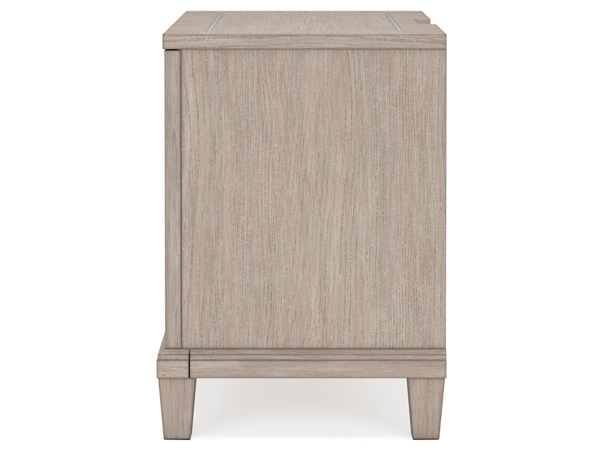 Jorlaina 29" 3 Drawer Charging Nightstand