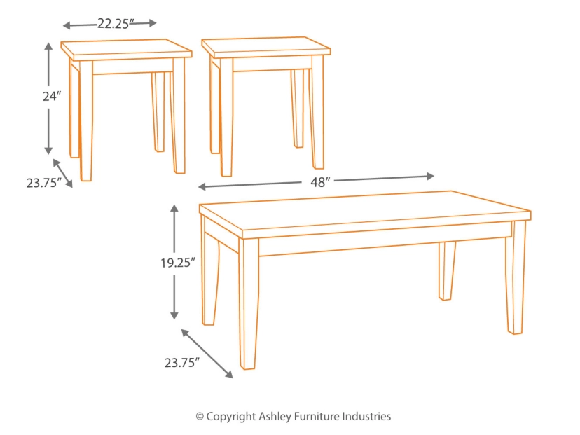 Maysville Table (Set of 3)